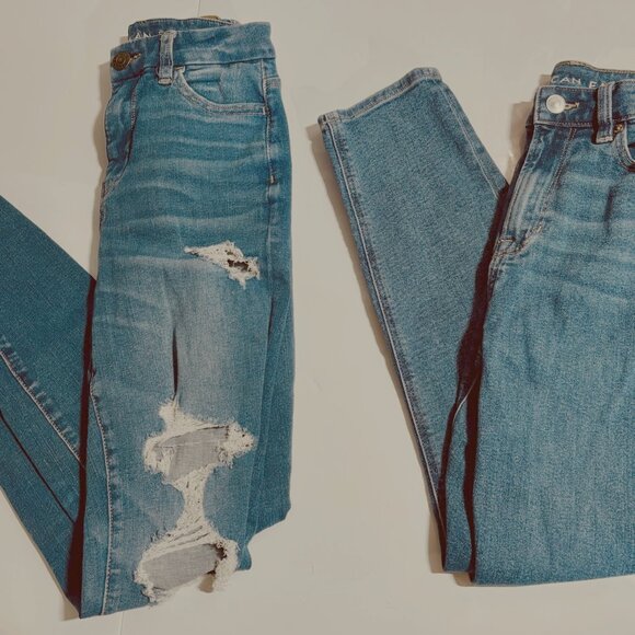Woman's size 0 American Eagle Jeans, Stretch and Dream Jeans - Picture 1 of 5